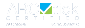 ARCtick certified air conditioning services badge for MyTradie Services Sydney.